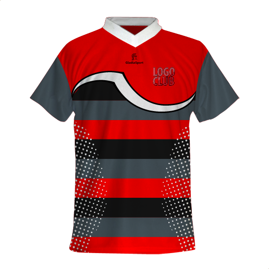 Maillot Rugby PRO GladiaSport col V Sublimation- Gladiasport