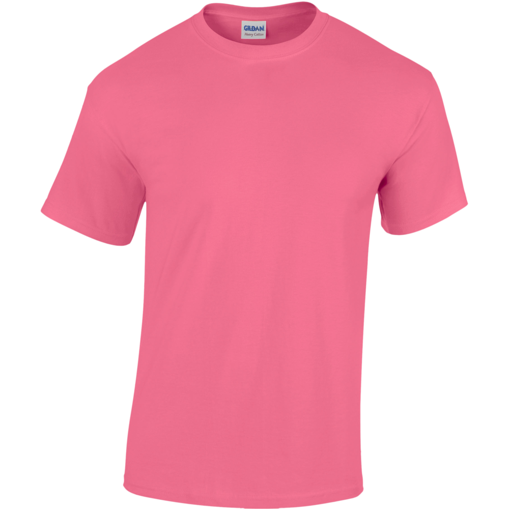 T-SHIRT HOMME HEAVY COTTON™ Safety Pink Rose