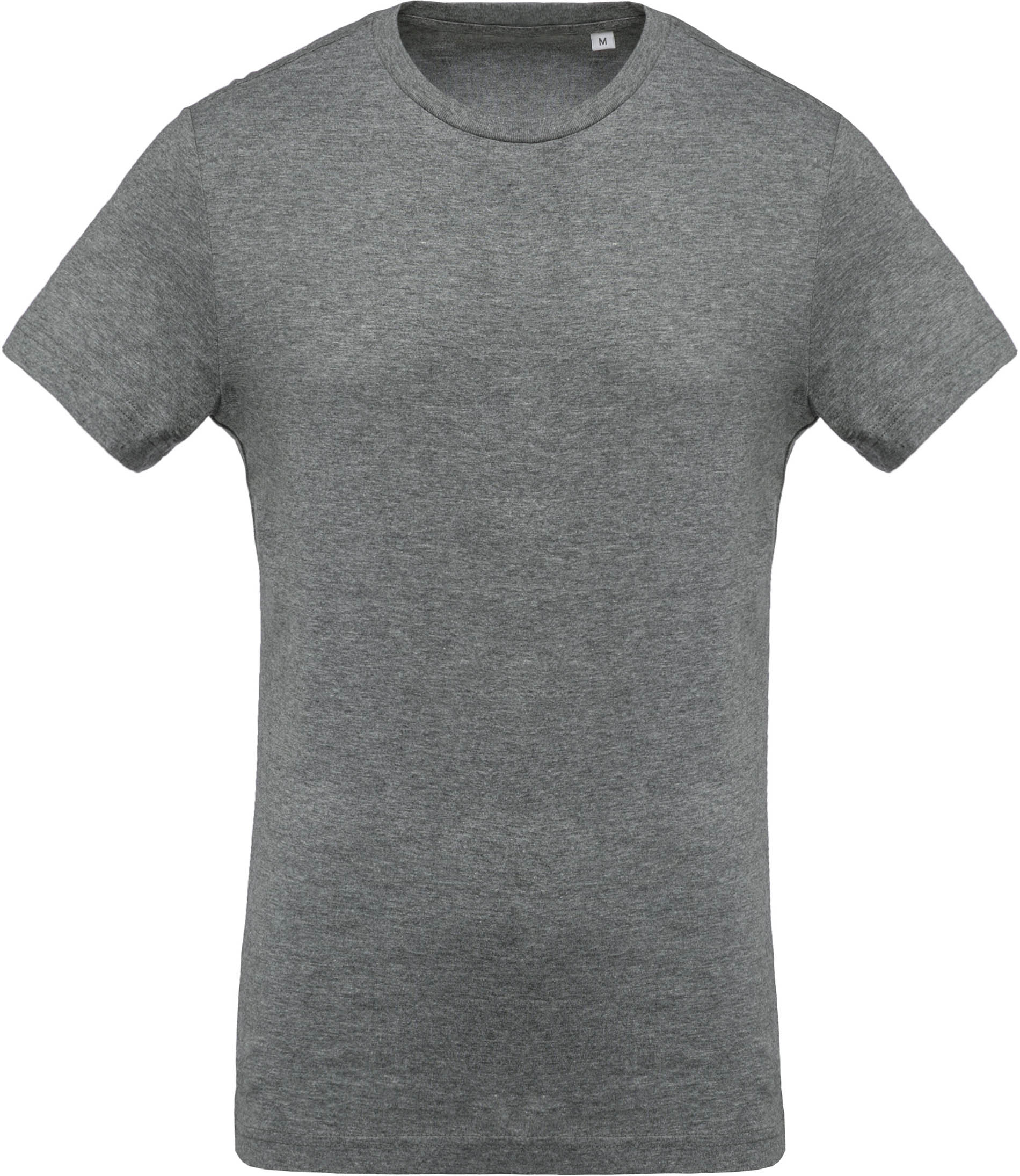 T-shirt coton BIO col rond homme Grey Heather Gris