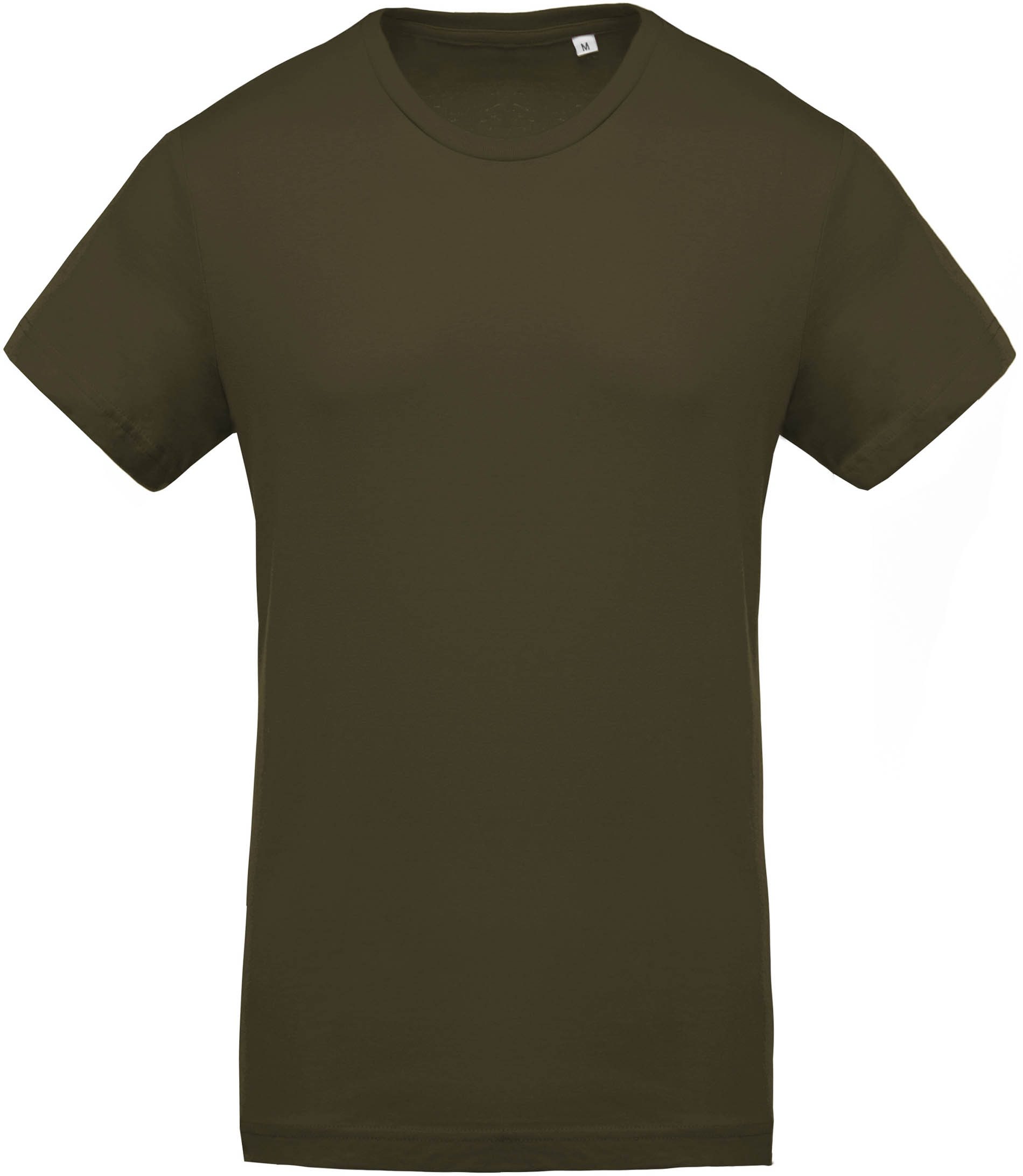 T-shirt coton BIO col rond homme Mossy Green Vert