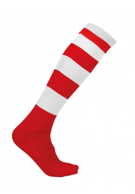 Chaussettes PROACT cerclées Sporty red / White 