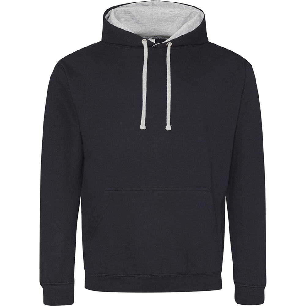 Sweat-shirt capuche Bicolore  French Navy/Heather Grey
