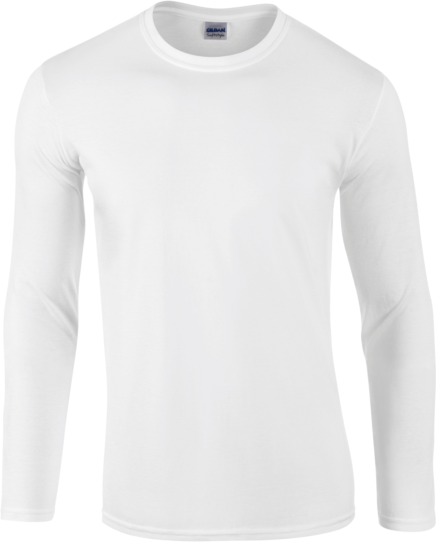 T-shirt blanc manche longue pour homme en lyocel